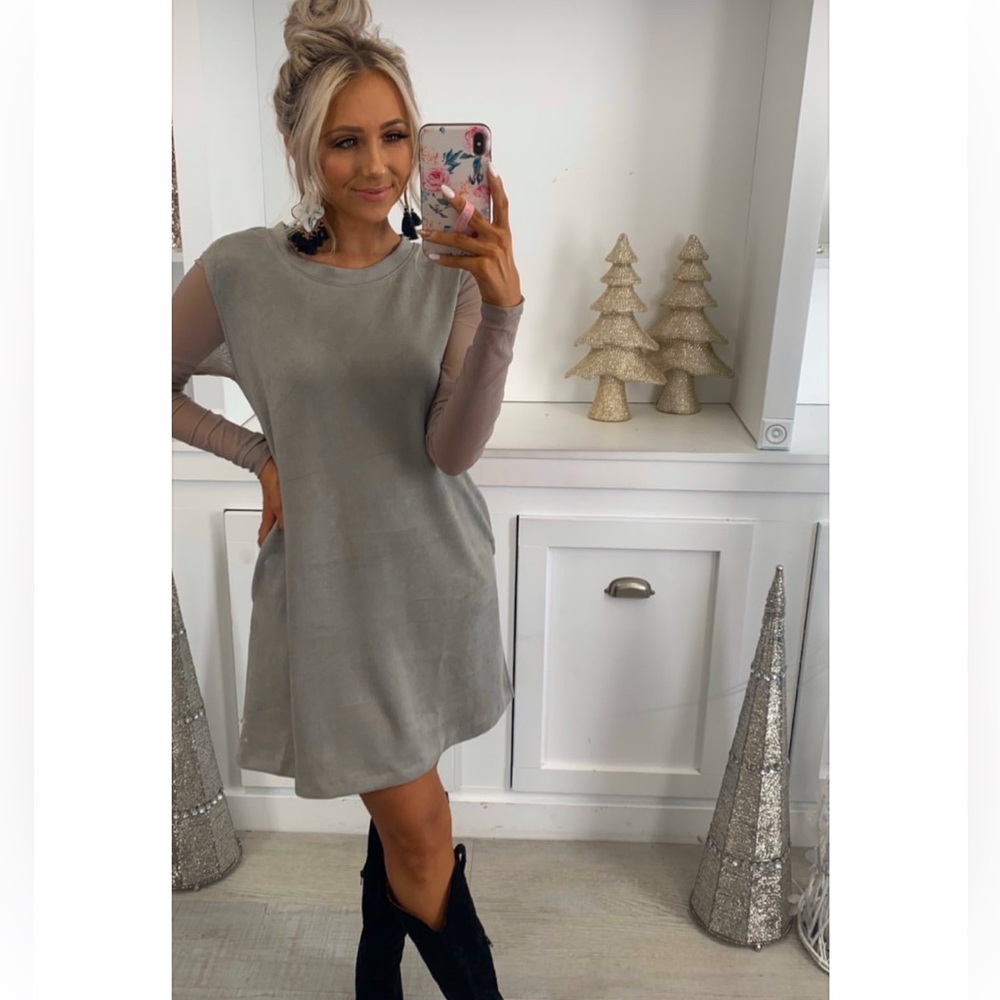 Gray dress